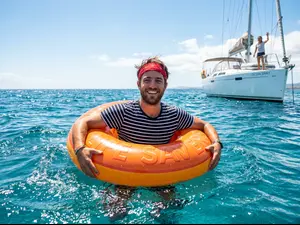 How did the candy save the stranded sailor?