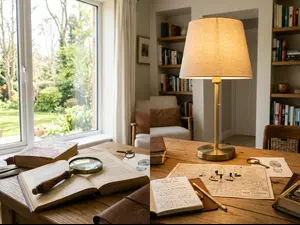 How did the confused lamp figure out the mystery?