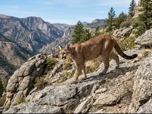 How did the mountain lion slim down?