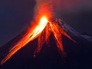 How did the volcano confess its feelings to the other volcano?