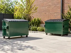 How do dumpsters communicate with each other?