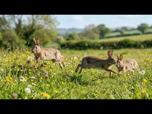 How do rabbits stay in shape?
