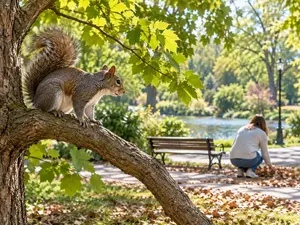 How do you get a squirrel's attention?
