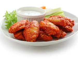 How do you massage a chicken wing?