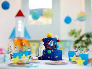 How do you organize a space party?