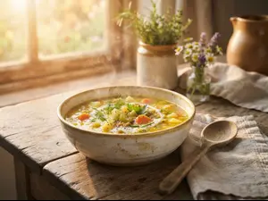 How do you turn soup into gold?