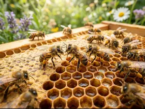 How does a bee keep up with gossip?
