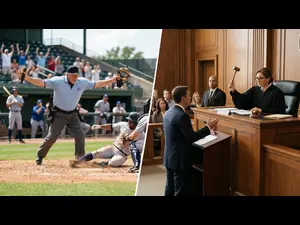 How is baseball different from law?
