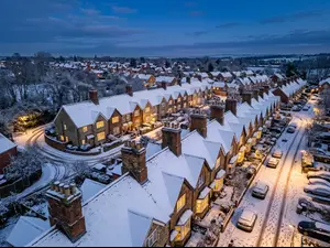 How many chimneys does Santa visit in one night?