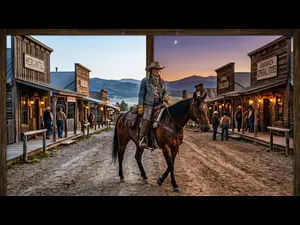 I rode into town on my horse and came back the next day on the same day-how?