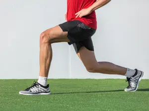 My wife said I should do some lunges to stay in shape.