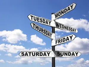 What are the strongest days of the week?