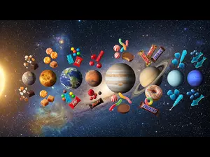 What candy does the solar system love?
