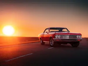 What car can you only see twice a year?