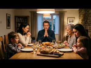 What did Dad say when asked to say grace?