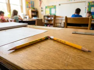 What did one pencil say to the other at school?