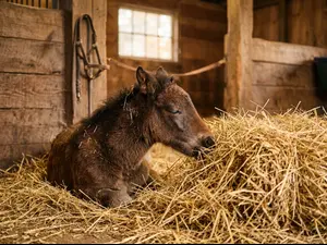 What did the baby horse say at dinner time?