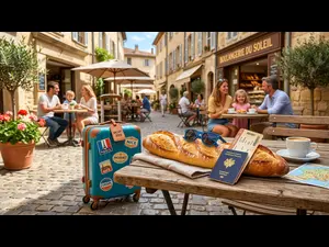 What did the baguette do on its trip?