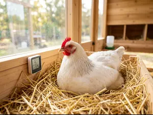 What did the chicken say when it felt sick?