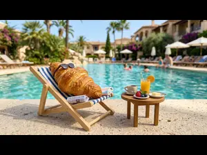 What did the croissant do on vacation?