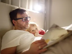 What did the dad tell his son when he had a bad dream on Christmas Eve?