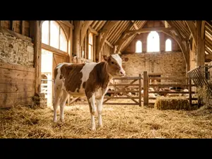 What did the farmer say when the calf sang in church?