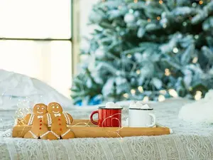 What did the Gingerbread Man put on his bed?