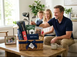 What did the golf dad want for Father's Day?