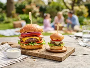 What did the hamburger name its baby?