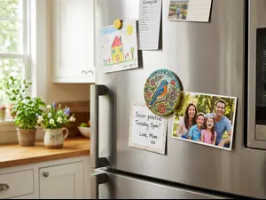 What did the magnet say to the fridge?