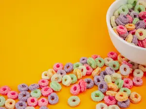 What did the mom say to her kids when they spilled their cereal on the floor?