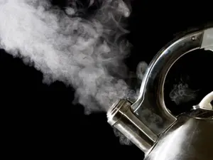 What did the obituary say for the pot of boiling water?