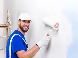 What did the painter say to the wall?