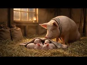 What did the pig mom say at bedtime?