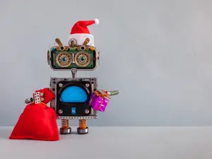 What did the robot want for Christmas?