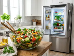 What did the salad say to the fridge?