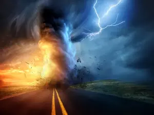 What did the storm say when its plans changed?