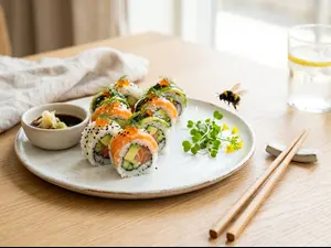 What did the sushi say to the bee?