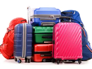 What do boats use to pack their luggage for a plane ride?