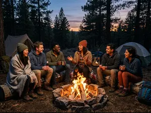 What do campers call a great story?