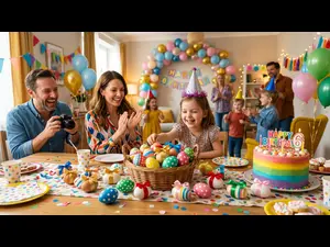 What do chickens bring to a birthday bash?