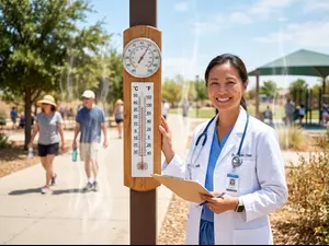 What do doctors and hot days have in common?