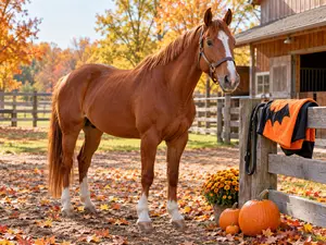 What do horses dress up as for Halloween?