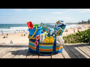 What do little kids pack for a beach trip?