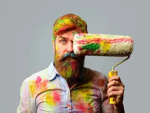 What do painters do when they make a mistake?