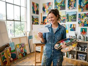 What do painters say on payday?