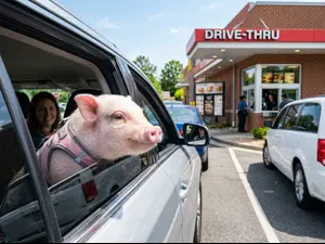What do pigs love to order at the drive-thru?