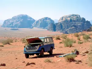 What do you call a car that's always thirsty?