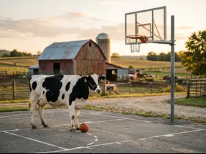 What do you call a cow with great court skills?