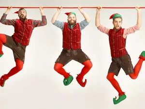 What do you call a greedy elf?